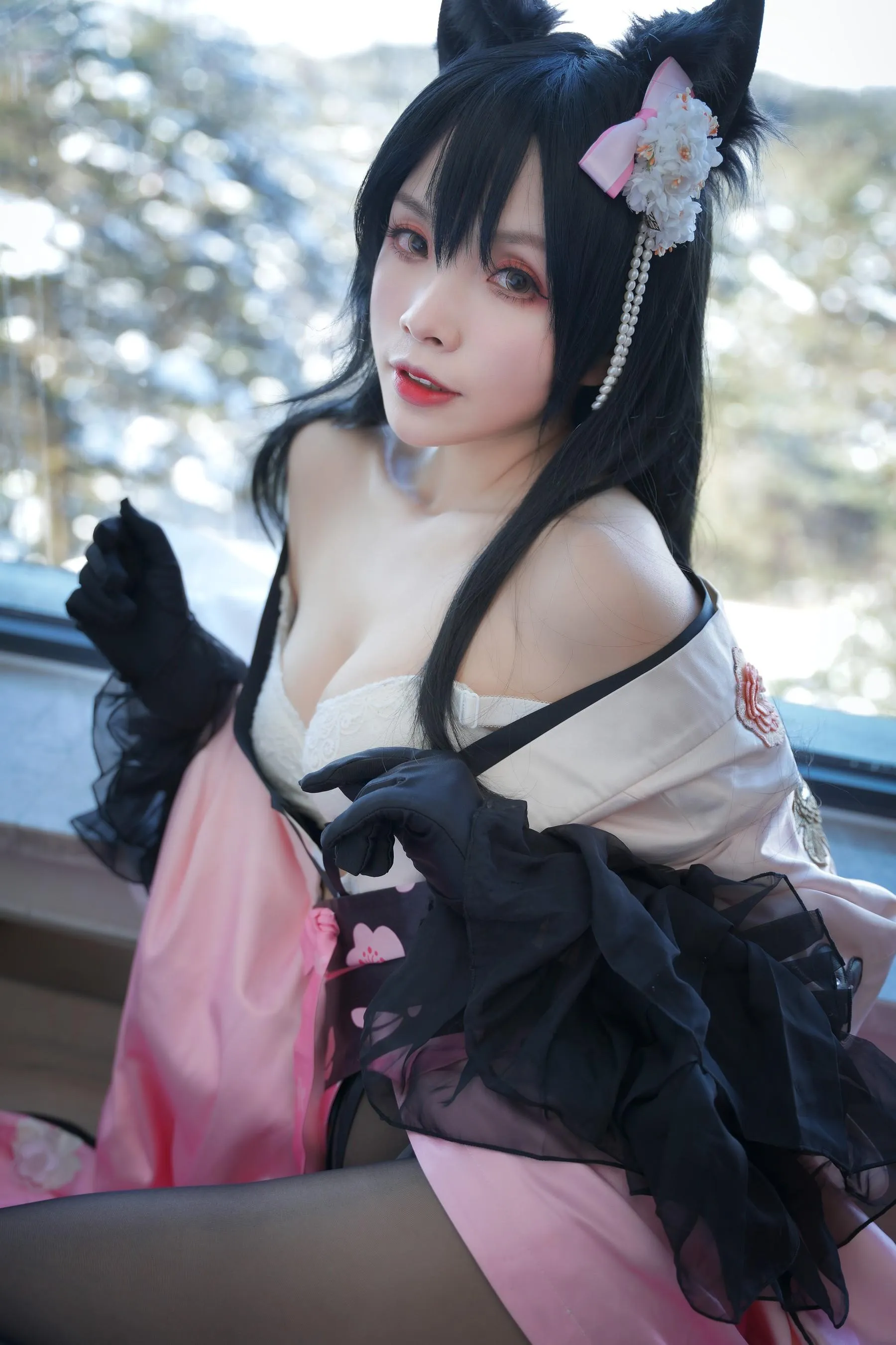 Neko-薇薇 – NO.08 爱宕和服 [45P]插图9